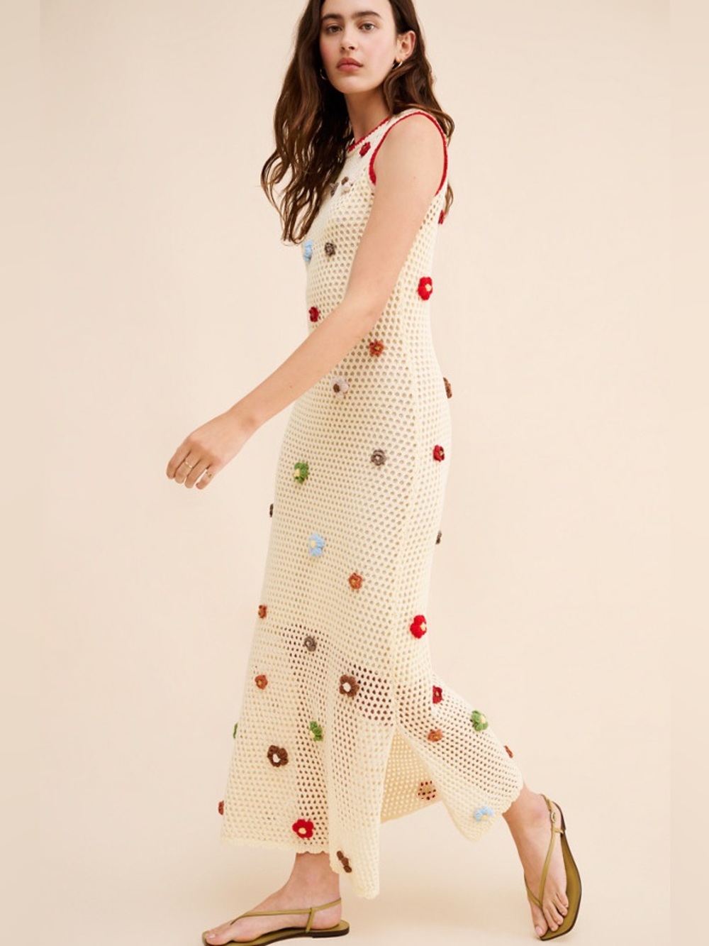 Callahan Flor Knit 3-D Maxi Dress